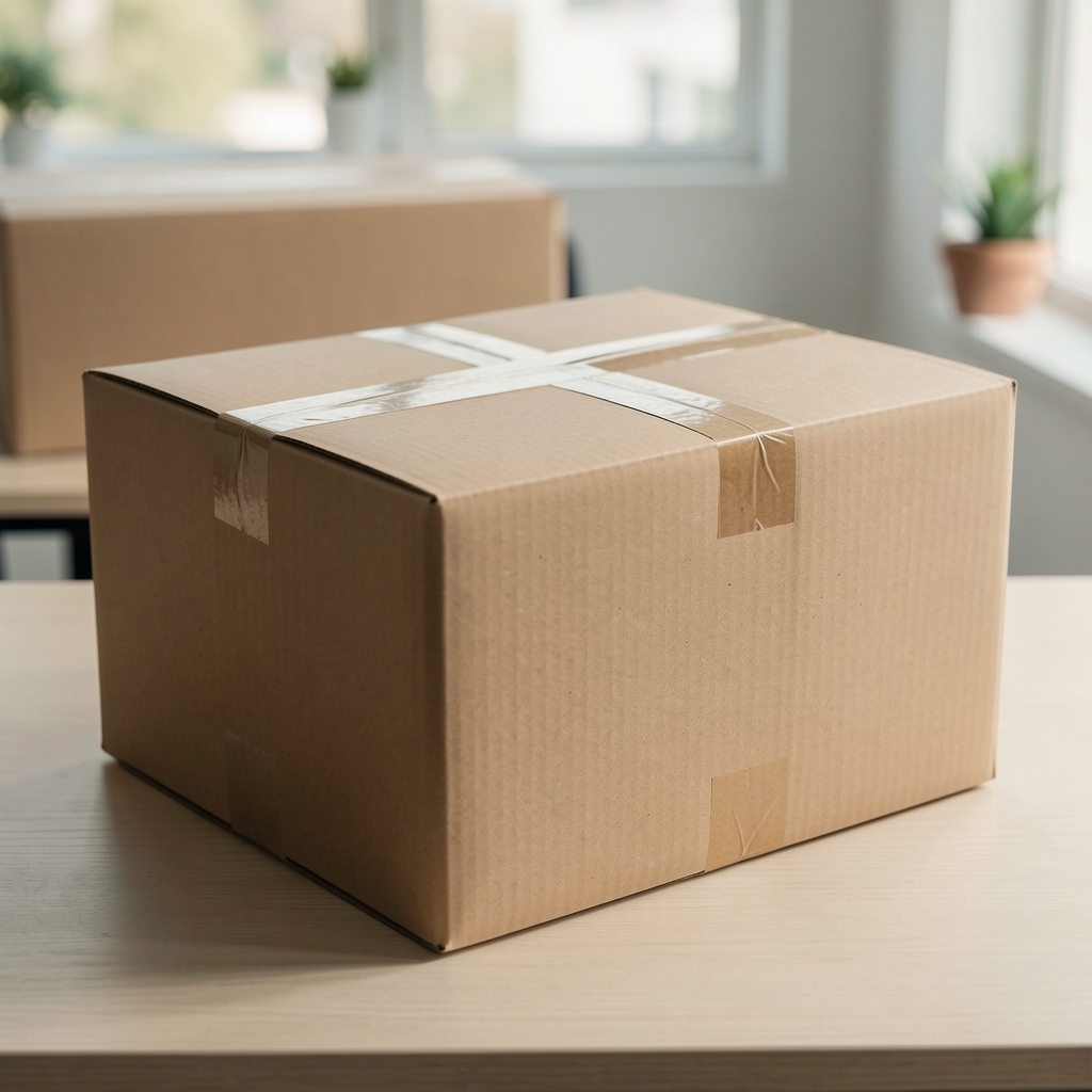 Discreet Grendova supplement parcel prepared for United Kingdom delivery